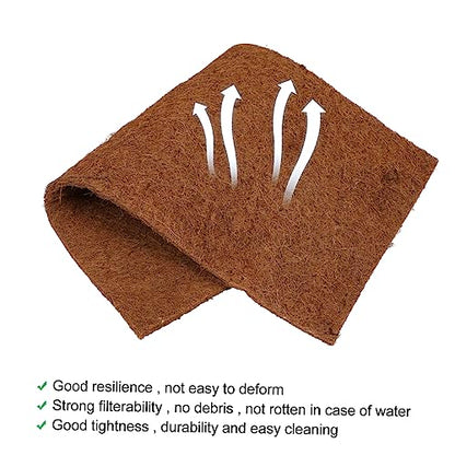 Coconut Fibre Reptile Carpet Tortoise Carpet Mat Moisturizing Pad for Bearded Dragon Tank