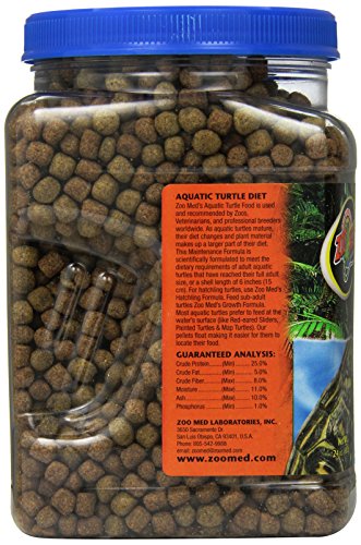 Zoo Med Natural Aquatic Turtle Food, Maintenance Formula, 24-Ounce - size: 1.5 Pound (Pack of 1)