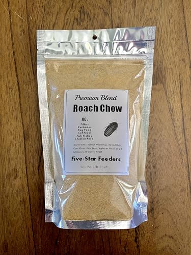 18 lb. Bulk Roach & Cricket Chow – Balanced Protein, Calcium-Fortified Diet by Five-Star Feeders – Resealable Mylar Bag - size: 18 Pound (Pack of 1), style: Resealable Mylar Bag