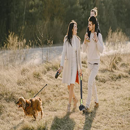 32" Pooper Scooper for Large Small Dogs and Cats, Portable Long Handle Foldable Poop Scoop,Pooper Scooper for Large Dogs with Poop Bags for Grass and Gravel Pet Waste Pick Up