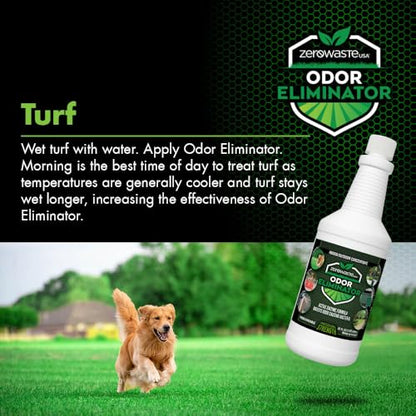 ZERO WASTE USA Odor Eliminator Ultra Concentrate - 32 Fl Oz | Commercial Strength Multi-Purpose Enzyme Cleaner - Eliminates odors from Any Organic Matter - Makes up to 8 Gallons - size: 32 Fl Oz (Pack of 1)