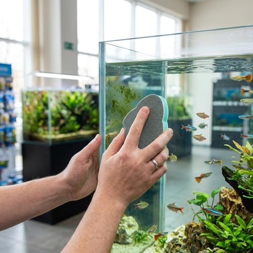 9PCS Fish Tank Scrubber, Aquarium Glass Cleaner Reusable Pads, Effective Tool for Fish Tank Glass Cleaning, Fish Tank Cleaning Brush