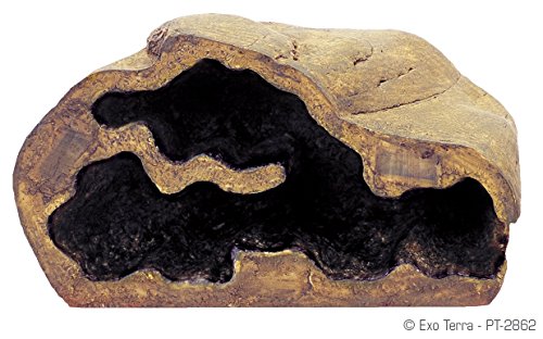 Exo Terra Reptile Den, Hideout Tunnel System for Terrariums, Medium, PT2862 - size: Medium