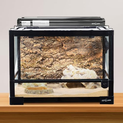 REPTI ZOO UVB Reptile Light, New Version T5 HO UVB Lighting Combo Kit, Reptile Terrarium Hood with 10.0 UVB Tube Bulb, Reptile Light Fixture 24W-22Inch - size: 24W-22Inch