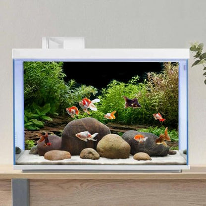 Aquarium Background Aquatic Plant Fish Tank Background Vinyl 60x24 inches - size: 60x24in/150x60cm