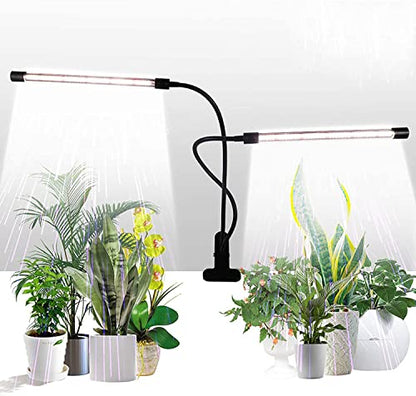GHodec Grow Light,Full Spectrum White 84 LED Clip Plant Light | 6000K White Full Spectrum Desk Lamp for Indoor Plants Growing, 4/8/12H Timer & 5 Dimmable Levels