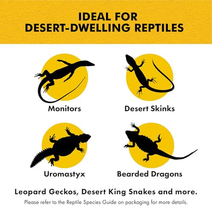 Zilla Desert Bedding, Substrate for Reptile Terrariums, Ideal for Bearded Dragons, Uromastyx, and More, 10 Quarts - size: 10 Quarts
