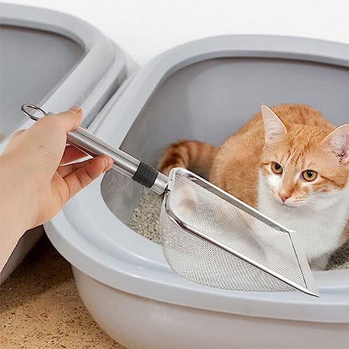 POPETPOP Pet Reptile Litter Scoop Cleaning Shovel for Indoor Terrariums Fine Mesh Design for Easy Waste Removal for Turtles Lizards Snakes and More