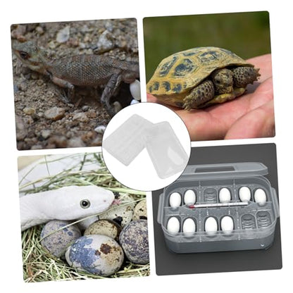 DECHOUS 20grids Hatchery Box for Reptiles Professional Incubation Box Easy to Clean for Snakes Lizards Pets
