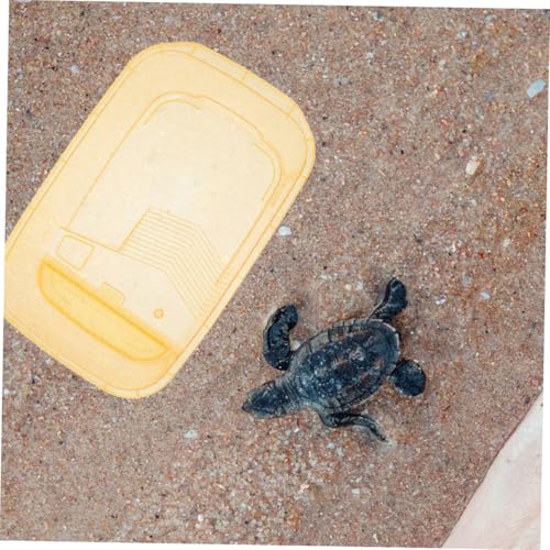 HANABASS 4pcs Turtle Feeding Tank Platform Multi-Function Reptile Habitat for Turtles and Tortoises Plastic Design for Easy Cleaning and Environment
