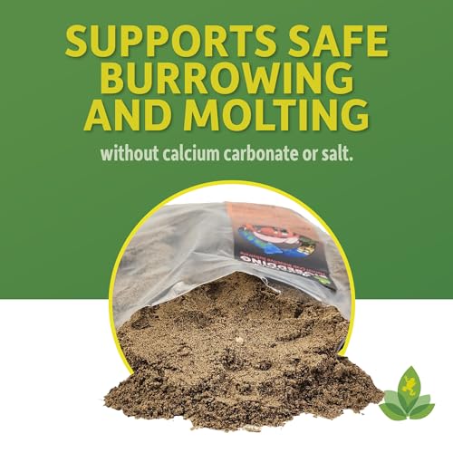 Josh's Frogs Hermit Crab BioBedding Bioactive Substrate, 4 Quart | Sand Included - size: 4 Quart (Sand included)