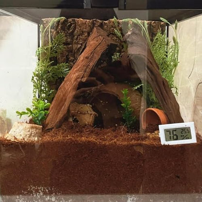 BNOSDM 2PCS Reptile Soil Substrate,Natural Terrarium Bedding,Snake Bedding, Fluffy Reptile Tank Substrate for Tortoise Hermit Crab Tarantulas Lizards - color: 2PCS 0.79gal(Total 1.58gal)