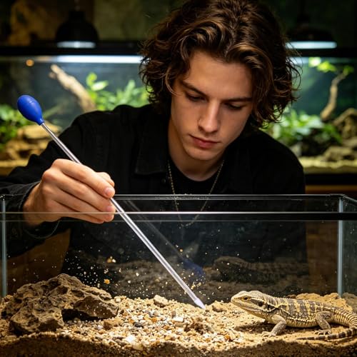 Aquarium Tools Aquarium Cleaning Tool | Fish Feeding Dispenser Tube for Marine Reef Plant Tank Home Hobbyist Professional Public Research - color: small