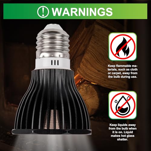 UVB Reptile Light Bulb 5.0, 5W LED High Intensity UV Replacement Lamp Bulbs for Tropical Reptiles Bearded Dragon Hermit Crab Turtle Leopard Gecko Tank Chameleons Iguanas Snake - 1 Pack - size: UVB5.0