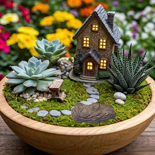 3Pcs Small Slate Rocks, Aquarium Stones, Decorative Tank Rocks for Fish, Turtle, Reptile, Bonsai, Terrarium, Landscaping, Model Scenery, Miniature Zen Garden, Easy to Clean - size: Small Slate Rocks