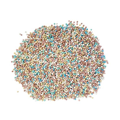 2 lb Clay Pebbles Clay Balls for Plants 3mm-5mm Mini Hydroponics Ceramic Ball Horticultural Grade Succulent Soil,for Plant Pots Vase Fillers Hydroponic Growing (Colourful)