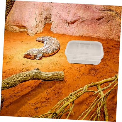POPETPOP Box Compartments for Efficient Hatching Plastic Incubation Container for Lizards Geckos Snakes and Other Reptiles
