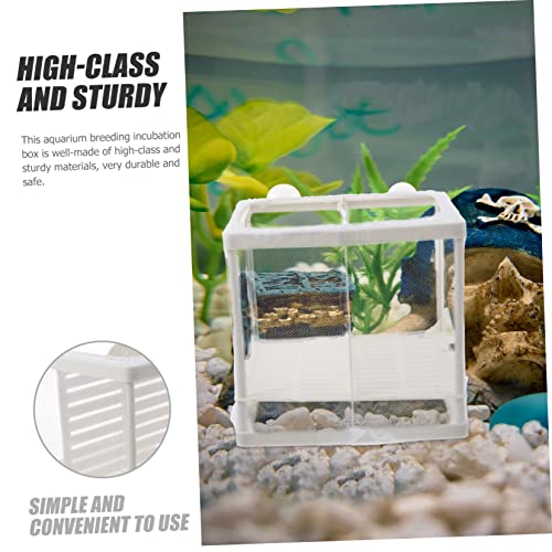 Generic Aquarium Fish Breeder Box 2Pcs Fish Tank Isolation Net Shrimp Breeding Box Reptile Box