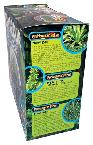 Toys by Nature Biosphere Terrarium Starter Kit, Complete Supplies Included to Grow Your Own Prehistoric Jurassic Park (Dinosaur Domain) - style: Dinosaur Domain