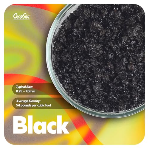 CaribSea Eco-Complete Planted Aquarium Substrate - 20 lbs - Black Nutrient-Rich Gravel for Freshwater Planted Tanks - Promotes Healthy Plant Growth & Water Stability - color: Black, size: 20 POUNDS