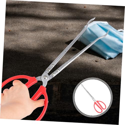LIOOBO Reptile Feeding Tongs Snake Catching Tools Stainless Steel Reptile Tweezers Long Tweezers for Terrarium