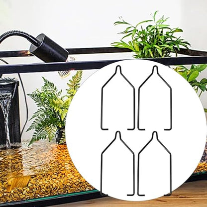 Baoblaze Reptile Lampshade Fixing Clip Lamp Hanger Holder,Fixture,Hanging Hook,Lamp Clip for Glass Container Water Tank Breeding Tank, 4pc