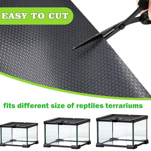 Bearded Dragon Tank Accessories Non-Adhesive Reptile Carpet | Bedding Substrate for Terrarium, Reptile Mat Terrarium Liner Tank Flooring for Leopard Gecko, Snake, Lizard Tortoise, 18x80IN - size: 18x80 inch