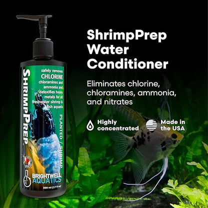 Brightwell Aquatics Shrimp Prep Shrimp Tank Starter 250ml - size: 250-ml