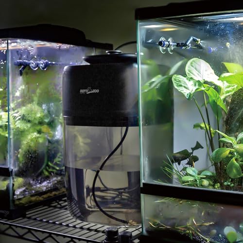REPTI ZOO 10L Reptile Mister Fogger Mister for Reptile Tank Reptile Misting System Extremely High-Pressure Silent Pump Reptile Humidifier Terrarium Mister with 2PCS Nozzles for Reptiles/Amphibians