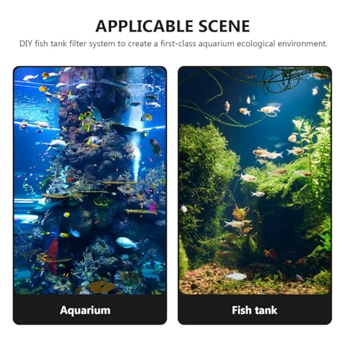 5Pcs Aquarium Divider Tray Black Plastic Grid Divider Tray Egg Crate Louvre Light Diffuser Aquarium Fish Tank Bottom Supplies
