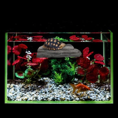 Reptile Tank Decoration Turtle Basking Platform Floating Island Terrace Suction Cups