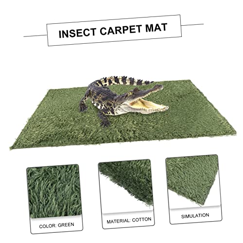 TEHAUX 2pcs Reptile Carpet Sphagnum Moss Lizard Tank Accessories Crested Gecko Supplies Reptile Supplies Terrarium Liner Bedding
