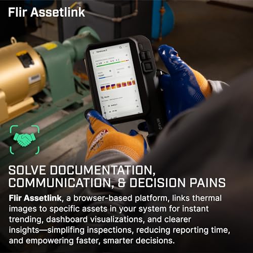 Flir i64 Thermal Imaging Camera, 480x640, ACE Platform, WiFi | MSX, 40 mK NETD, AssetLink, Ignite cloud, building/electrical/HVAC, battery, charger, case