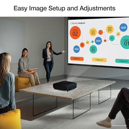 Epson Pro EX9270 Wireless 1080p 3-Chip 3LCD Business Projector | 4100 Lumens Color and White Brightness Built-In Speaker Stream from Phone / Laptop Airplay Miracast 2 HDMI Ports 1.6x Zoom