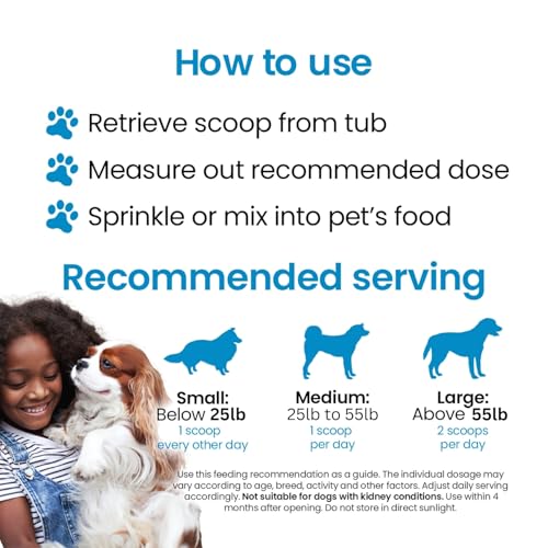 Brilliant Bone & Joint Supplement for Dogs - High Strength Calcium & Collagen Powder for Joint & Hip Support, Essential Supplement for Dog’s of All Ages - 10.6 Oz