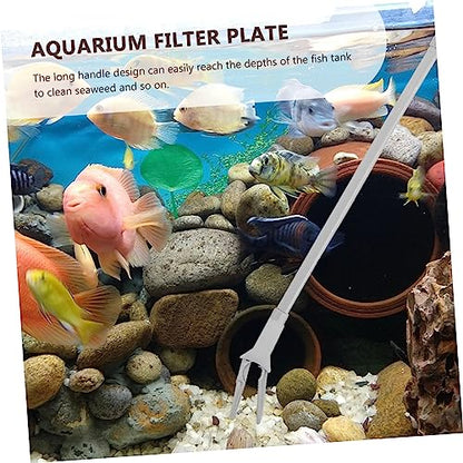 3Pcs Professional Aquarium Feeding Tongs Convenient Tweezers for Fish Feeding Aquascaping and Reptile Care Includes Straight and Curved Tips for Versatile Use