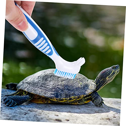 Aquatic Tortoise Shell Cleaning Brush Turtle Shell Mud Dirt Remover Brush for Fish Tank and Reptile Tank Cleaning