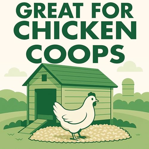 Hemp Bedding – Low Dust, Super Absorbent, Natural Odor Control, Eco-Friendly for Chicken Coops, Rabbits, Horses & Reptiles, 33 lb (Pack of 1) - size: 33 Pounds (Pack of 1)