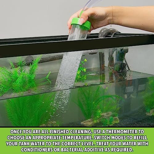 Python No Spill Clean and Fill Aquarium Maintenance System, Gravel Cleaner and Water Changer, 50 Foot | Gravel Cleaner and Water Changer