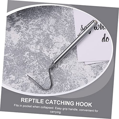 2pcs Snake Catching Hooks Extendable Reptile Grabbing Tool for Handling of Snakes and Reptiles Lightweight and