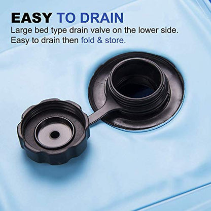 Foldable Collapsible Ferret Bathing & Cooling Swimming Pool, Durable Bath Tub, Swimming Bath Water Washer for Ferrets & Small Animals, Bonus-Ferret Swim Ring (80x20cm(31.5''x7.9'')) - size: 80x20cm(31.5''x7.9'')