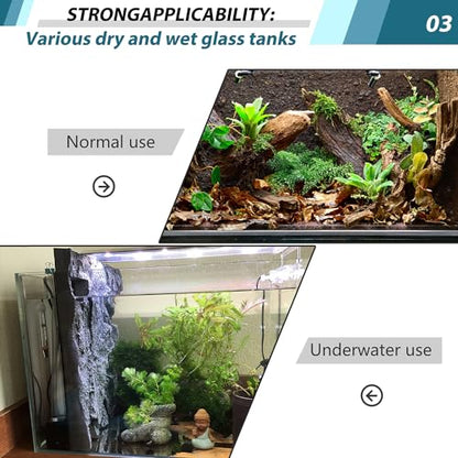 23.6x17.7in Rock Terrarium Background,3D Reptile Tank Background Board,Amphibian Stereo Backdrop Wall,Lizard Snake Gecko Spider Turtle Fish pet silo Background Decorative Panel(Blue) - color: Blue-23.6"* 11.8"（1pcs）