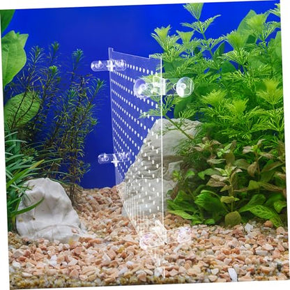 Happyyami Clear Acrylic Fish Tank Divider for Aquarium Isolation Flexible Transparent Separator Plate with Smooth Edges for Fish Shrimp Reptiles Versatile Fit for Various Tank Enhances