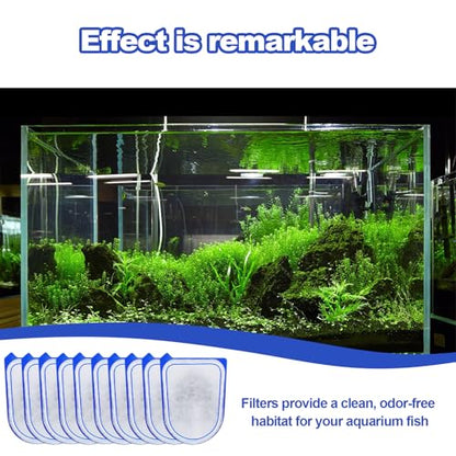 16 Pack Carbon Filter Cartridges Compatible with Tetra Whisper EX30/EX45/EX70 Filters, Replacement Filter Cartridges - size: 16P EX30/EX45/EX70 Filter