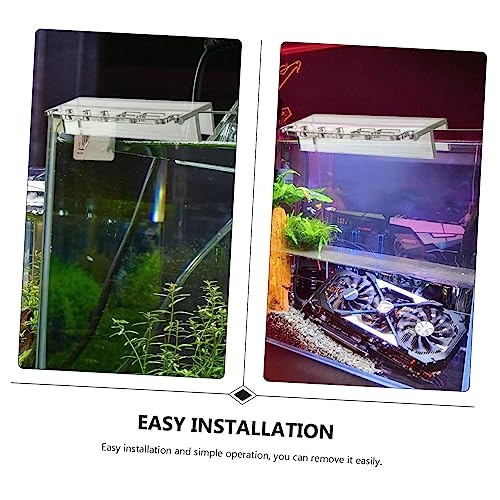 KESYOO Water Grass Tool Organizer Acrylic Cleaning Tool Holder Fish Tank Storage Rack