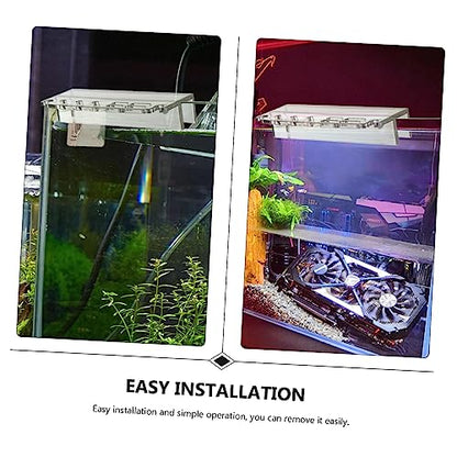 KESYOO Water Grass Tool Organizer Acrylic Cleaning Tool Holder Fish Tank Storage Rack