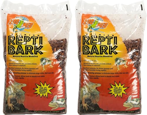 Zoo Med Reptile Bark Fir Bedding, 8 Quarts | Pack of 2 - size: 8 qt (Pack of 2)