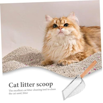 BESPORTBLE Reptile Litter Scoop Ergonomic Handle Cat Poop Scooper for Easy Cleanup of Cat Litter and Animal Waste Mesh