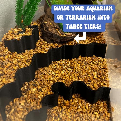 REEFSHAPE Aquarium or Terrarium Substrate Cliffs Combo Pack, Black | Separate Substrate Layers, Create Cliffs & Depth, Made in USA, Cliff Combo - color: Cliff Combo, Black
