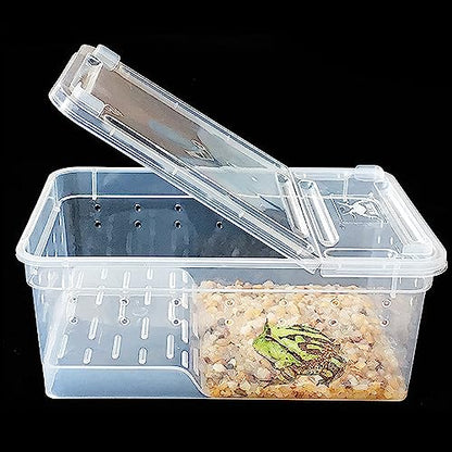 Critter Keeper Ant Farm Cane Toad Trap Little Live Pets Bug Catcher Kit for Kids Frog Habitat Turtle Tank Reptile Terrariums Lizard Cage Fish Bowl Beach Aquarium Catch and Release - size: 2